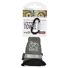 GO BIKE Campack 運動毛巾 58 x 64 cm, 灰色, 1個