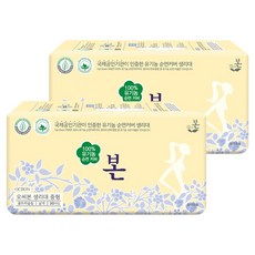 OCBON 本恩 O'some衛生棉, 30入, 中型, 2個