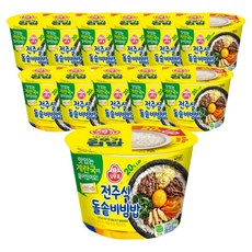 오뚜기 즉석 컵밥 전주식 돌솥비빔밥, 269g, 12개