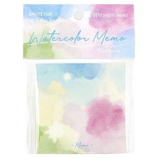 Roy 水彩漸層螢幕便條紙, A02, 1個, 100張