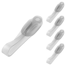 Jyulhome 電線收納固定夾, 5個, 半透明