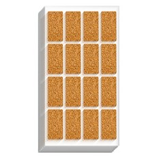 심사장홈 코팅 견출지 네임텍 테이프 인덱스 스티커 코르크 세트, 12개, 12개입