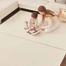 카라즈 아동용 시그니처 클린 폴더매트, 베이지 S