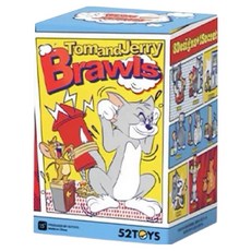 Tinyville湯姆貓與傑利鼠戰鬥時間轉蛋公仔 隨機出貨, 1個