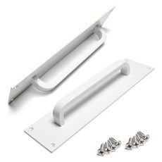 Sonjabisesang Marubo 板式把手 80mm, 白色, 2個