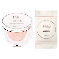 달바 워터풀 톤업 선 쿠션 15g + 리필 세트 SPF50+ PA++++, 1개