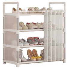 Parba玄關簾式鞋架, 白色, 1個