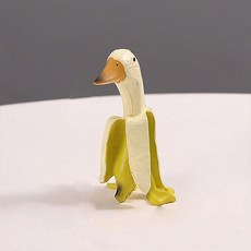 PDS家居裝飾 搞怪香蕉鴨家族 特別飾品 奇怪禮物 雕像 未熟的寶寶, 混合色