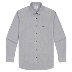 YEZAC 男士易保養細格紋修身襯衫 YEESBS173