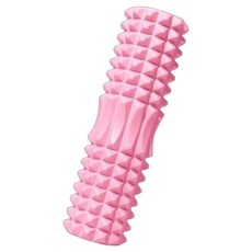 셀리빙 초승달 돌기 지압 시원한 마사지 폼롤러, 핑크, 1개