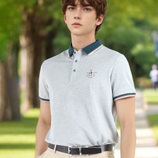 男士莫代爾短袖Polo衫 NTR104