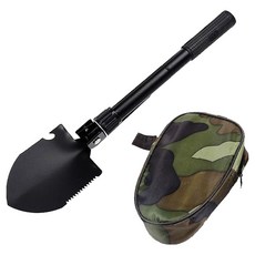 라벤티아 다용도 휴대용 캠핑 야전삽, 블랙, 1개