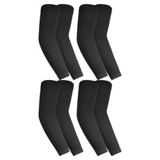 INCONTRO 無縫經典涼感袖套 臂套, 4個, 黑色