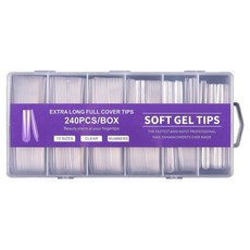 바르나 롱소프트 젤팁 240p 세트, 1개, 3호 투명