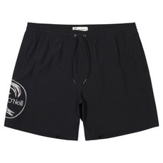 O'NEILL 男性用 O'RIGINALS CALI OCEAN SWIM短褲 OMUWOI174-199, 黑色