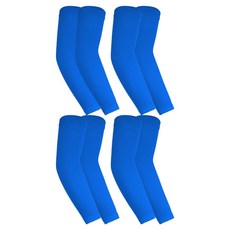 인콘트로 심리스 클래식 쿨토시 팔토시, 4개, 블루