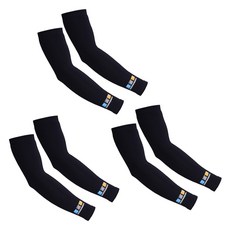 인콘트로 아쿠아 엣지 특대 골프 쿨토시 양쪽착용 세트, 블랙, 3세트