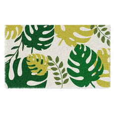 All In Home 窩在家 森林植物系刮泥地墊, 北歐龜背竹 白色 + 綠色, 1個