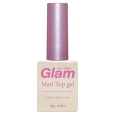 FROM THE NAIL Glam 霧面封層凝膠, 1個, 透明, 10g