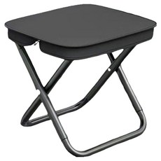 超輕量收納袋型便攜式折疊休閒椅 小型, 黑色, 1個