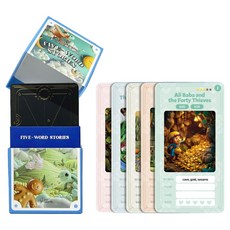 Playsmarter Pocoro 兼容 Power Story Five-Word Stories 學習卡 200p 套組, 1套, 混合色