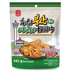 Hanjin 懷念的釜山蔬菜炸魚脯片, 142g, 1包