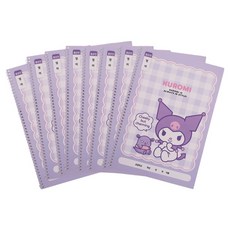 三麗鷗角色 小學線圈英文筆記本 窄行, 8個, 酷洛米