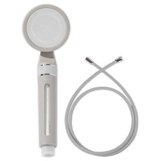 AQUADUO On Off Blossom蓮蓬頭+淋浴軟管 2m, 1組, 灰色