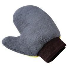 EZWASH 熊掌洗車手套, 黃色 + 灰色, 1個