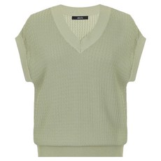 ab.f.z 女款V領波浪羅紋帽袖針織衫 AFY2HW56