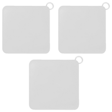 AHOYE 大面積矽膠排水孔蓋 3片組, 霧白色, 1組