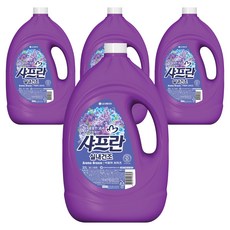 샤프란 실내건조 섬유유연제 아로마브리즈 본품, 3.1L, 4개