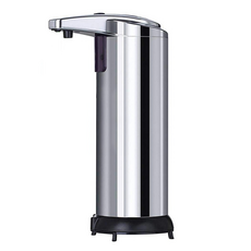 AHOYE 不鏽鋼自動感應給皂機, 銀色, 1個