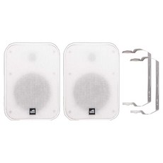 GNS 저렴한 매장스피커 2p + 브라켓 2p 세트, GHS-60/W, White
