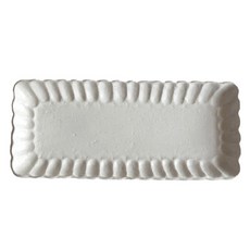 니코트 라플레르 롱 플레이트, 아이보리, 1개