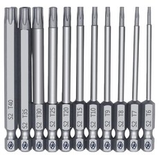 Jongwon Holtox 電動螺絲起子 電鑽 星形鑽頭 11件組, 1套