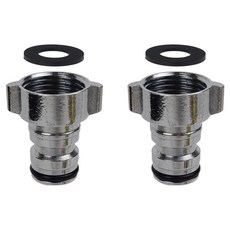 BK 수도부품 신형 세탁 황동 커플링, 2개, 모로62