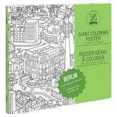 omy 著色海報 柏林 POS36, 1個, 混色