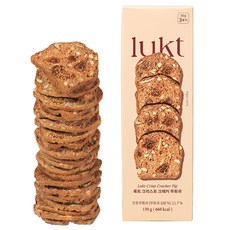lukt 蛋白質小麥脆餅 無花果口味, 1盒, 150g