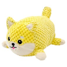 doongdoongpet 寵物胖胖柴犬大型安撫娃娃, 黃色, 1個