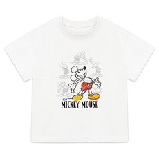 LITTLE RABBIT 兒童透氣親子款D-Drawing米奇米妮短袖T恤