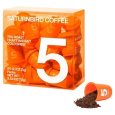 Saturnbird Number Series 冷萃咖啡 No.5 深焙, 1個, 3g, 24入
