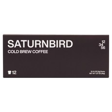 Saturnbird Number系列冷萃咖啡 Hello Coffee Lover 6種 2入, 1組, 12入