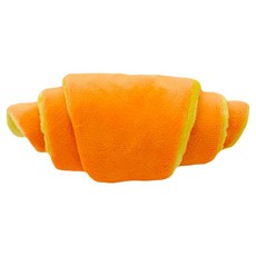 doongdoongpet 寵物沙沙聲響鹽可頌嗅聞玩具, 1個, 棕色