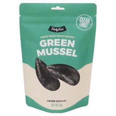 트러스티푸드 강아지 동결건조 해산물 간식, 1개, 50g, 초록입홍합
