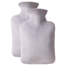 아이이 노블리 보온 물주머니 2L, 그레이, 2개