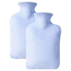 아이이 노블리 보온 물주머니 2L, 블루, 2개