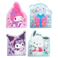 PInK MAnGO 三麗鷗可愛造型夾鏈袋 4款 x 3入組, 1套