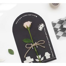 hello moris 花朵裝飾包裝吊牌, 15個, 手繪蝴蝶