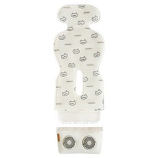 LUNA STORY 簡易清洗嬰兒推車通風涼墊 + 雙馬達內襯組合, 1套, 貓